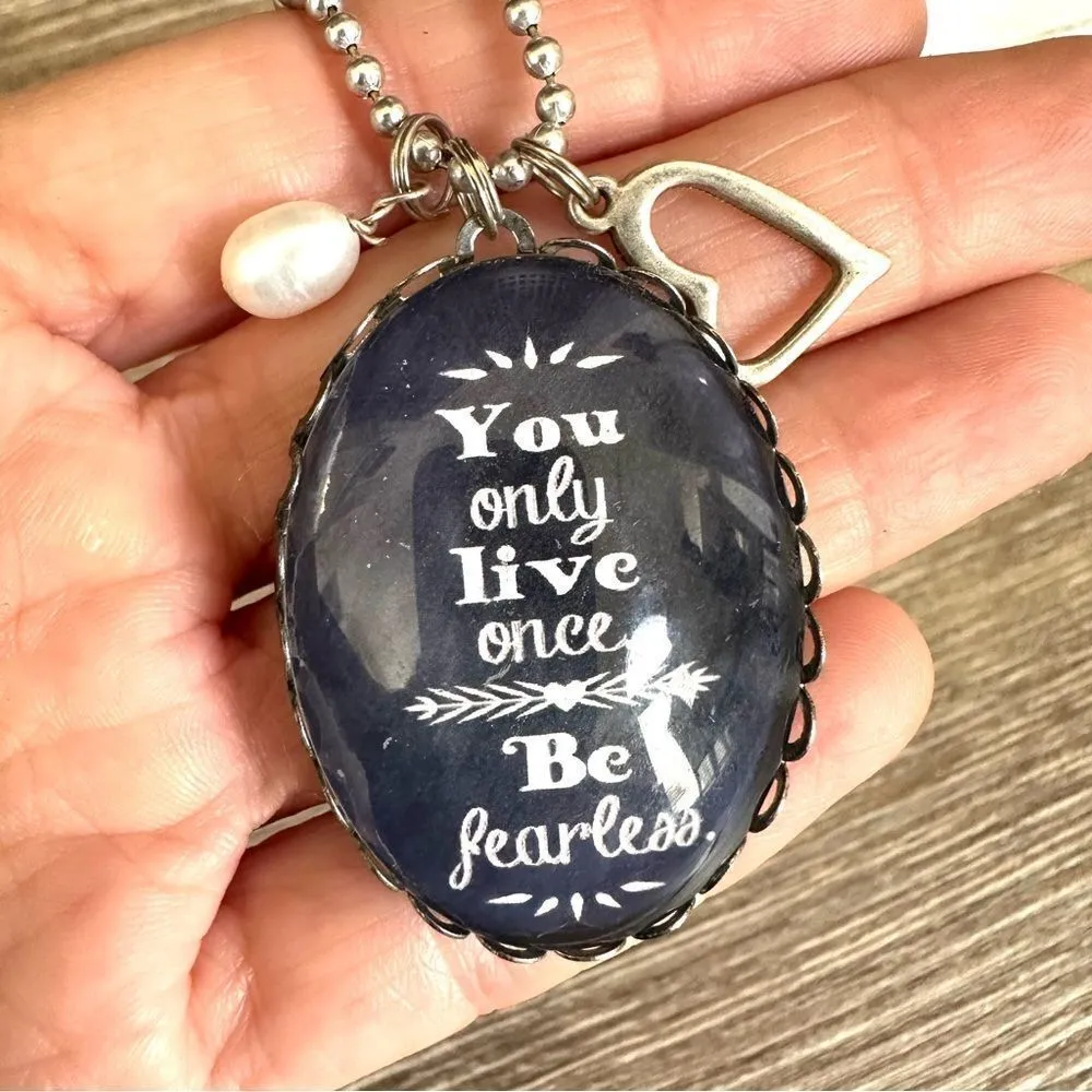 “You only live once “ charm pendant necklace - Image 9