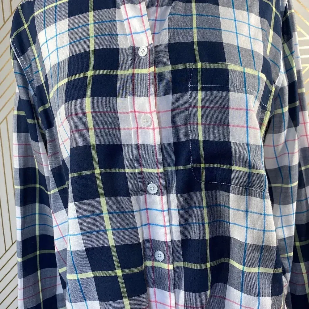 Equipment  Daddy‎ Groundwork Plaid Tie Front Shirt - Image 5