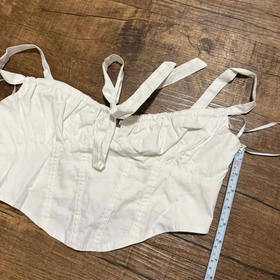Princess Polly  white corset bustier top - Image 5