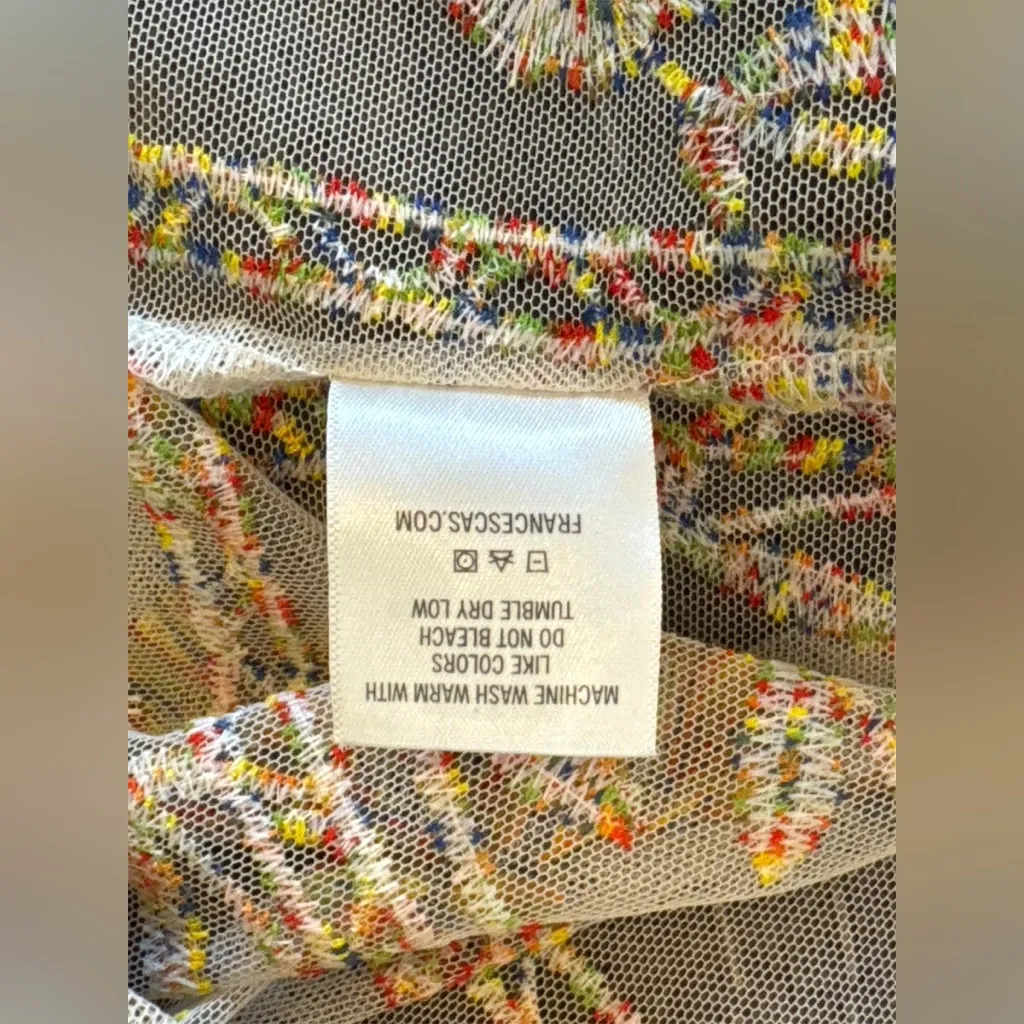 Blue Rain Multi Color Kimono Duster Women’s Size Medium Francesca’s - Image 8