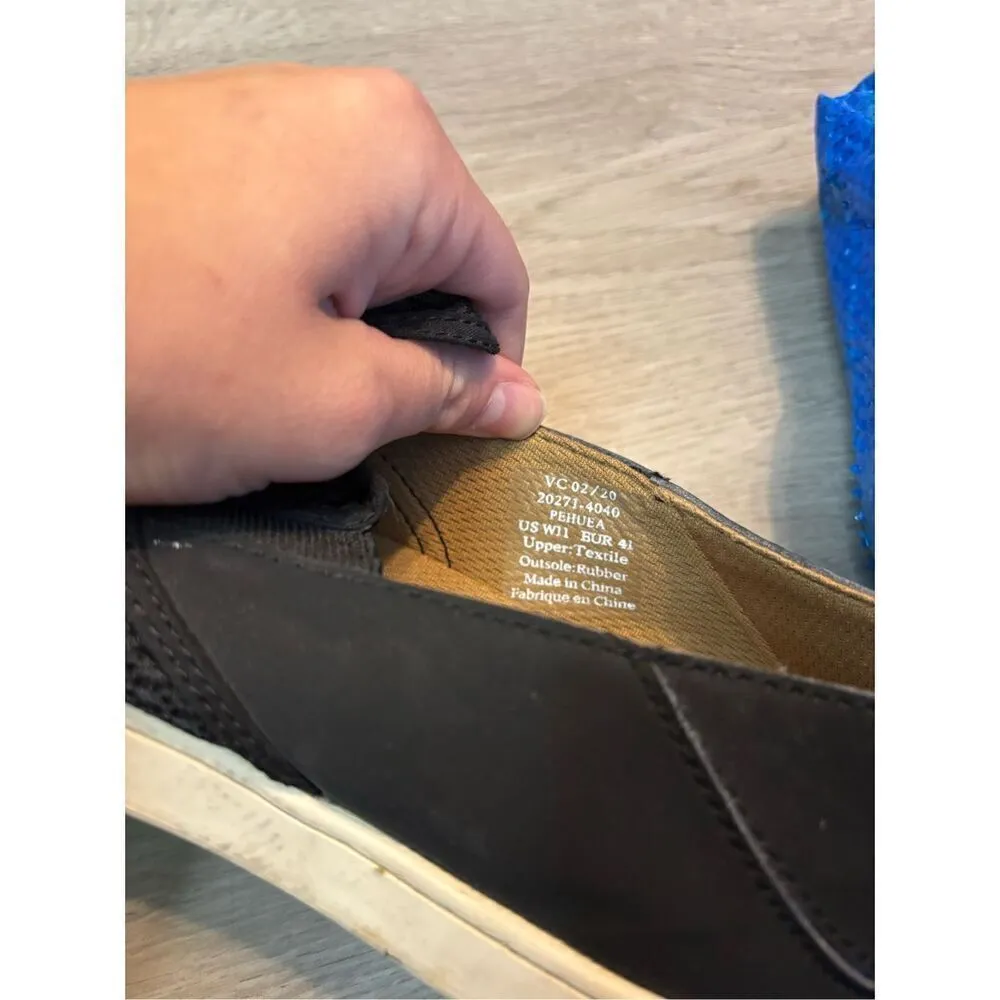 Olukai Sz 11 Pehuea Pavement Slip On Shoes Comfort removable, insole Black - Image 5