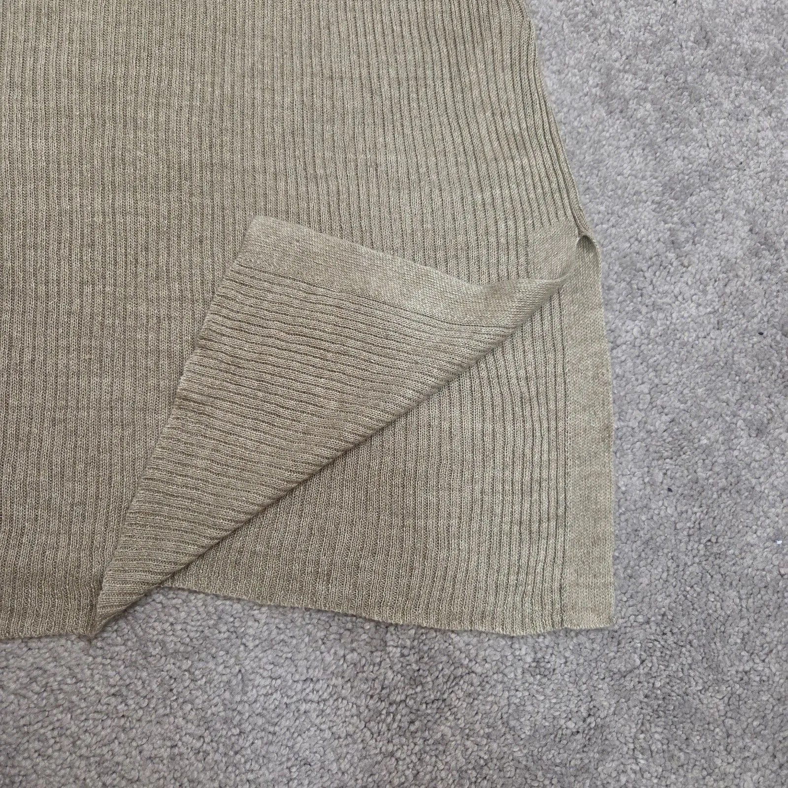 Eileen Fisher Organic Linen Ribbed Tunic Sweater Sz Small Sustainable Lagenlook - Image 8