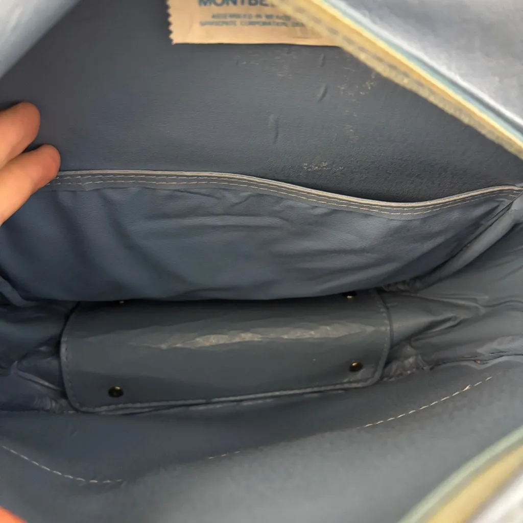 Samsonite Blue Silhouette Soft Carry On Luggage Bag Vintage Travel - Image 7