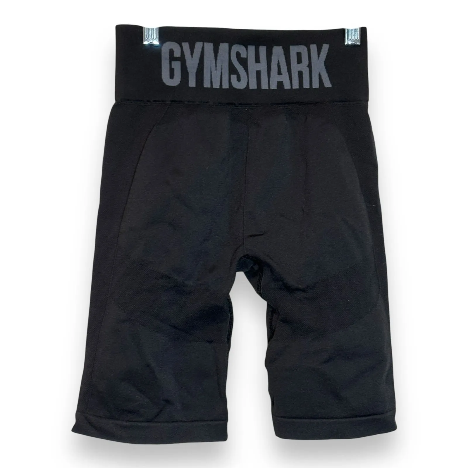 Gymshark Women's Flex Cycling Shorts Light Black Size S Biking Short Small - Image 2