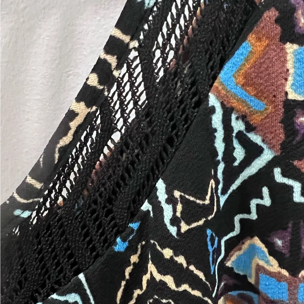 Strappy tribal print romper with pockets size small - Image 6