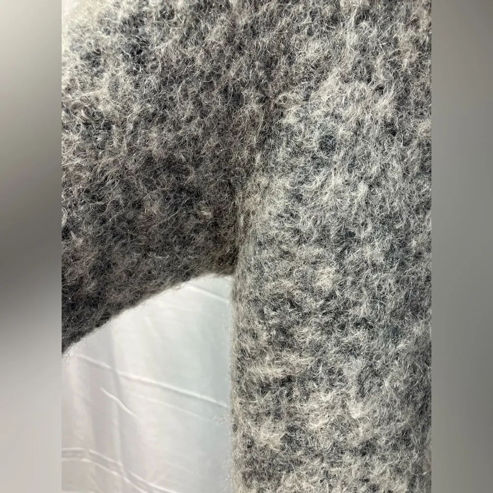 Croft & Barrow Vintage Wool‎ Blend Sweater Jacket Grey Medium Petite - Image 7