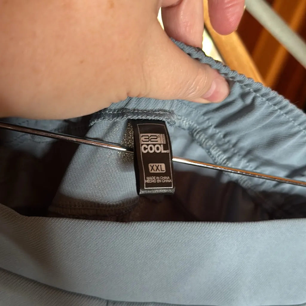 NWT 32 DEGREES COOL 1675449 LIGHTWEIGHT IRISH TEAL TWILL PULL ON PANT SZ XXL - Image 4