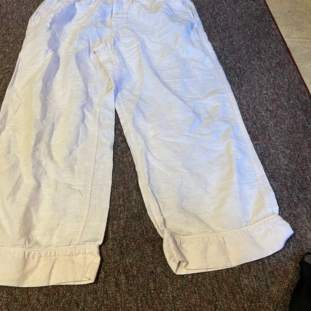 J crew linen blend pants M - Image 9
