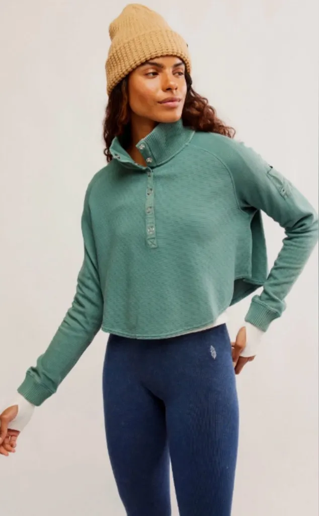 Free People Movement SO FLY HENLEY LAYER - Image 2