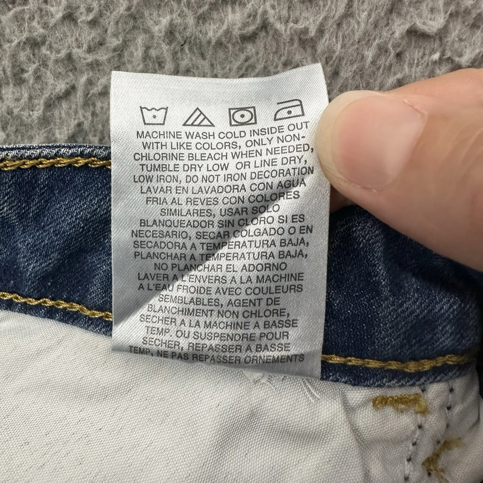 Wrangler High Rise True Straight Jeans Western Rodeo‎ Cowgirl Festival W 8 x 30 - Image 6