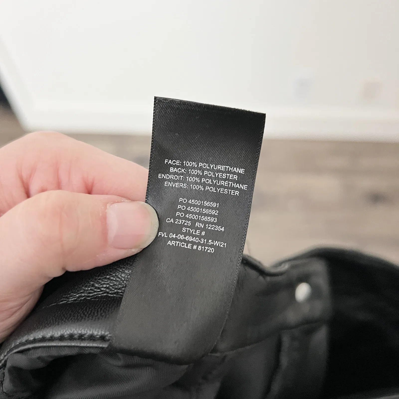 [Wilfred] Black The Melina Straight Leg High Waisted Vegan Leather Pants Size 2 - Image 11