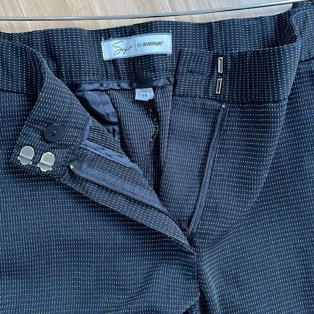 Soft by Avenue dress pants.  Size 16. Dark Academia. - Image 4