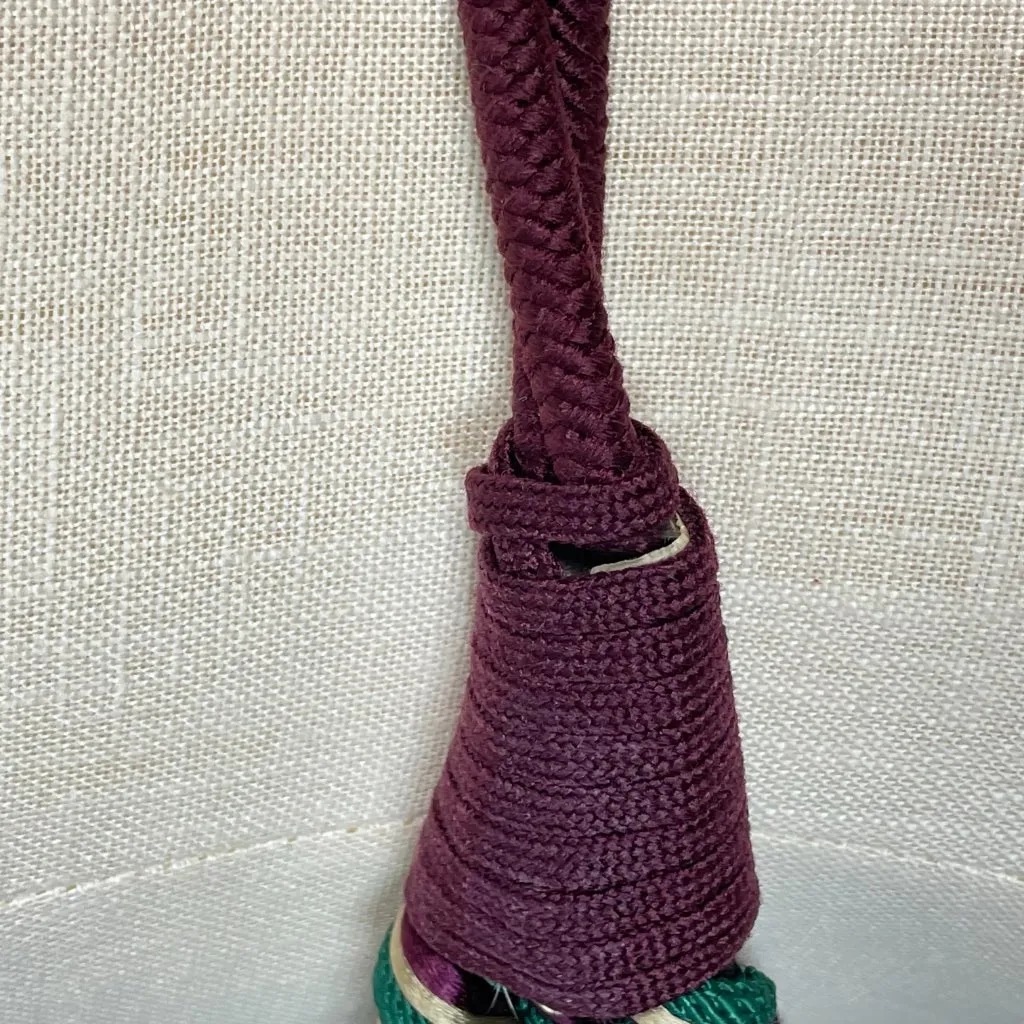 Vintage Cord Belt Twisted Braided Stretch Women Green Wine Gold 70s 80s Dramatic - Image 6