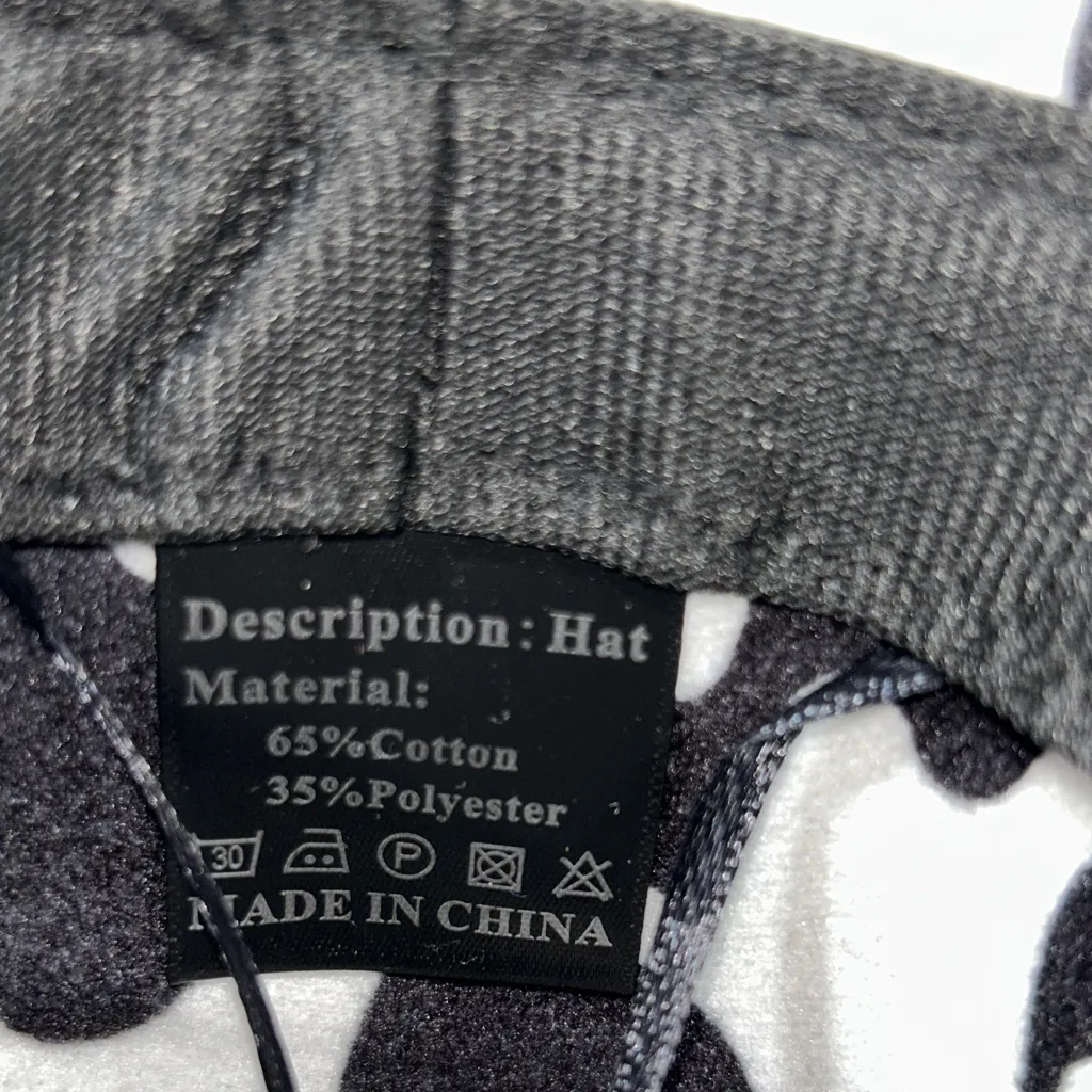 Cowgirl Hat (with Cow Print) Black - Image 5