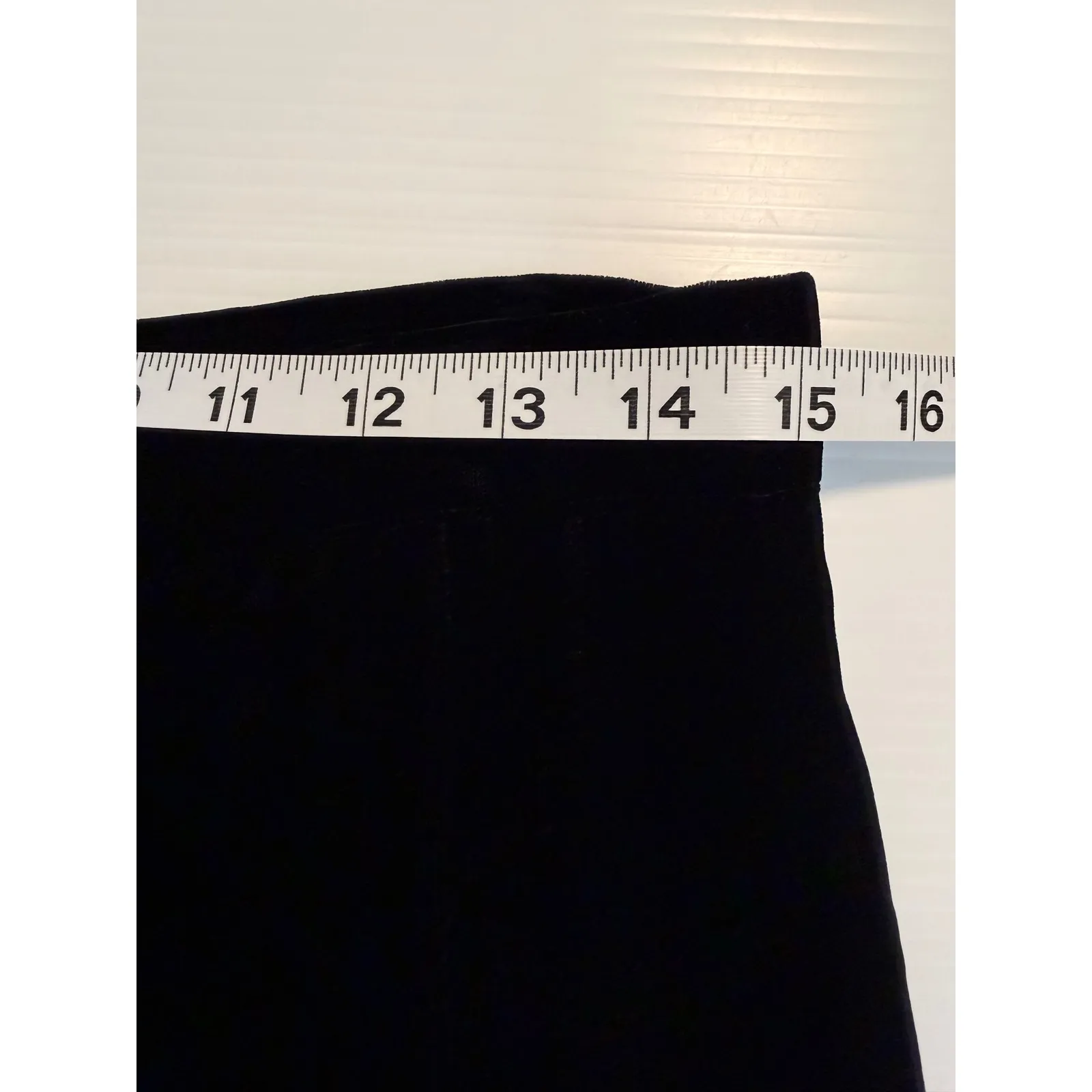 Panache Black Velvet Wide Leg Pleated High Waisted‎ Dress Pants Size 14 - Image 5