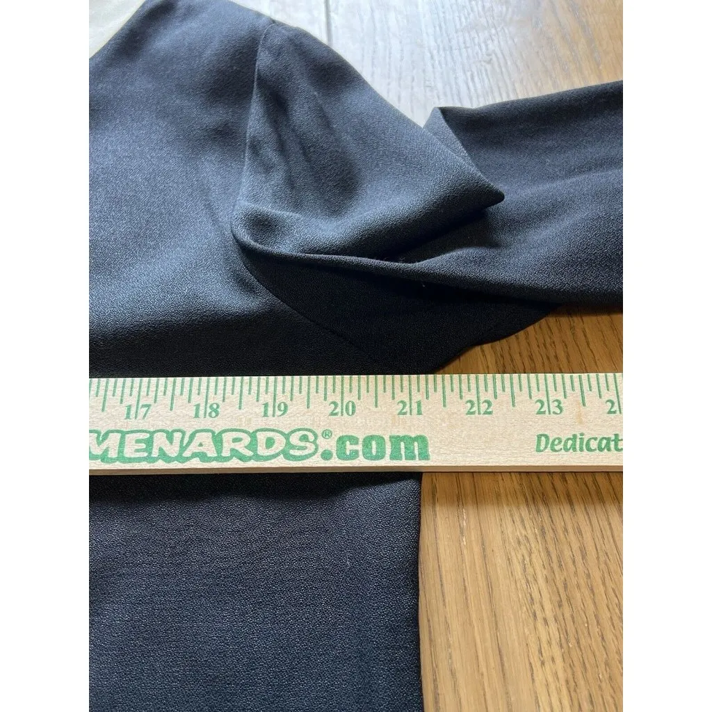 Virgo II Sheath Party Dress Size 12 Black Mobwife Zip‎ Back Formal Party Classic - Image 5