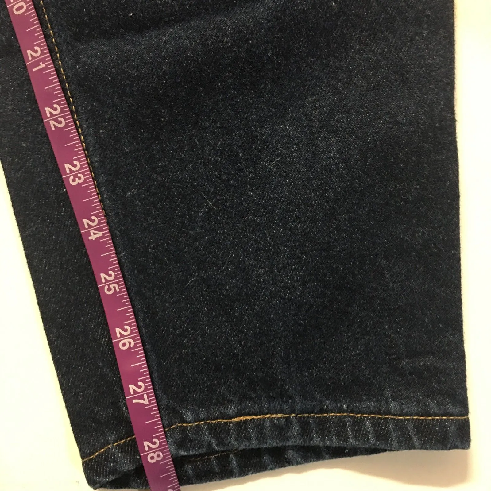 Vintage Levi’s 550 Dark Wash Relaxed Fit Tapered Leg Jeans Size 10 EUC - Image 8