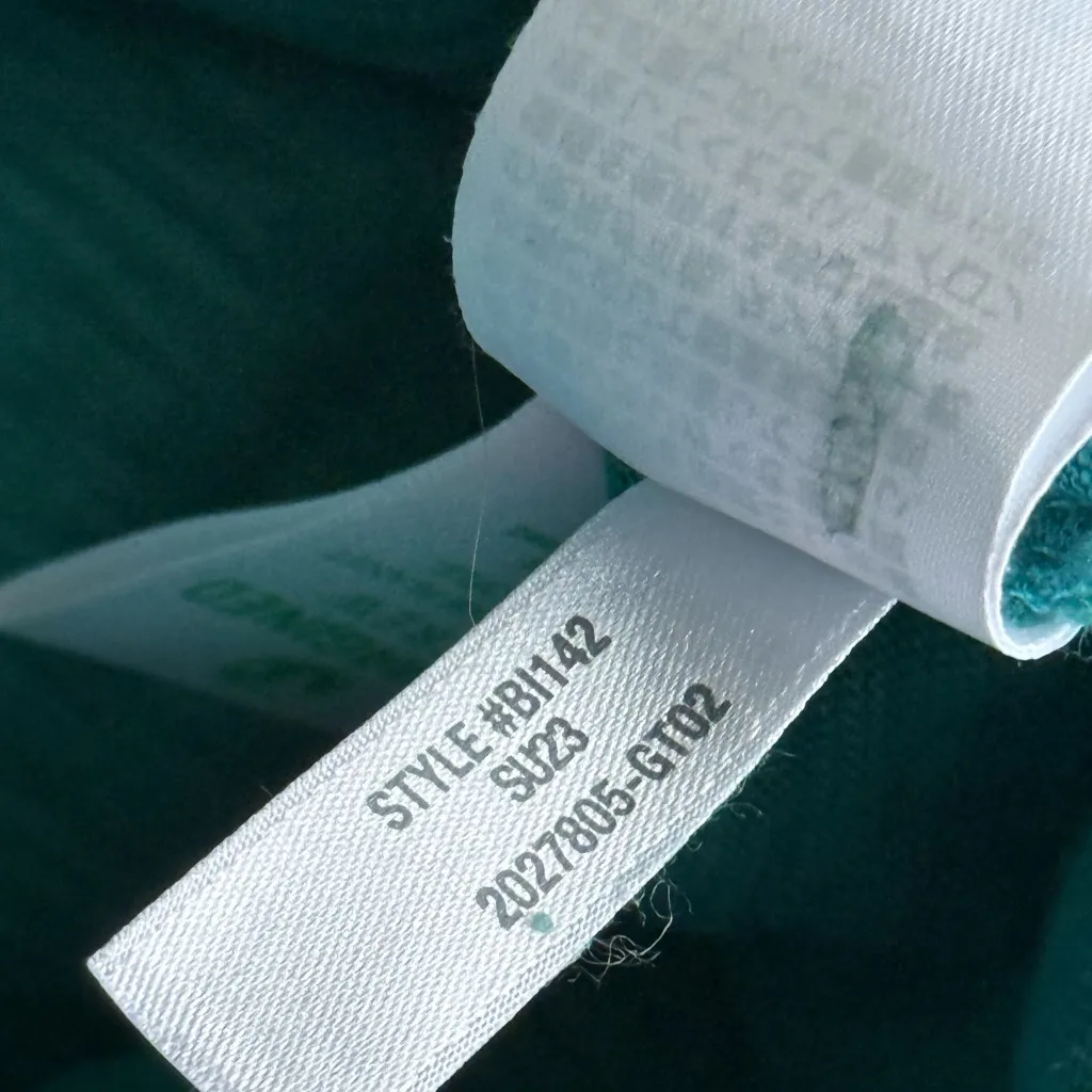 J. Crew Short Sleeve Tie Waist Cotton Slub Tee Shirt Dress | Teal | Medium - Image 8