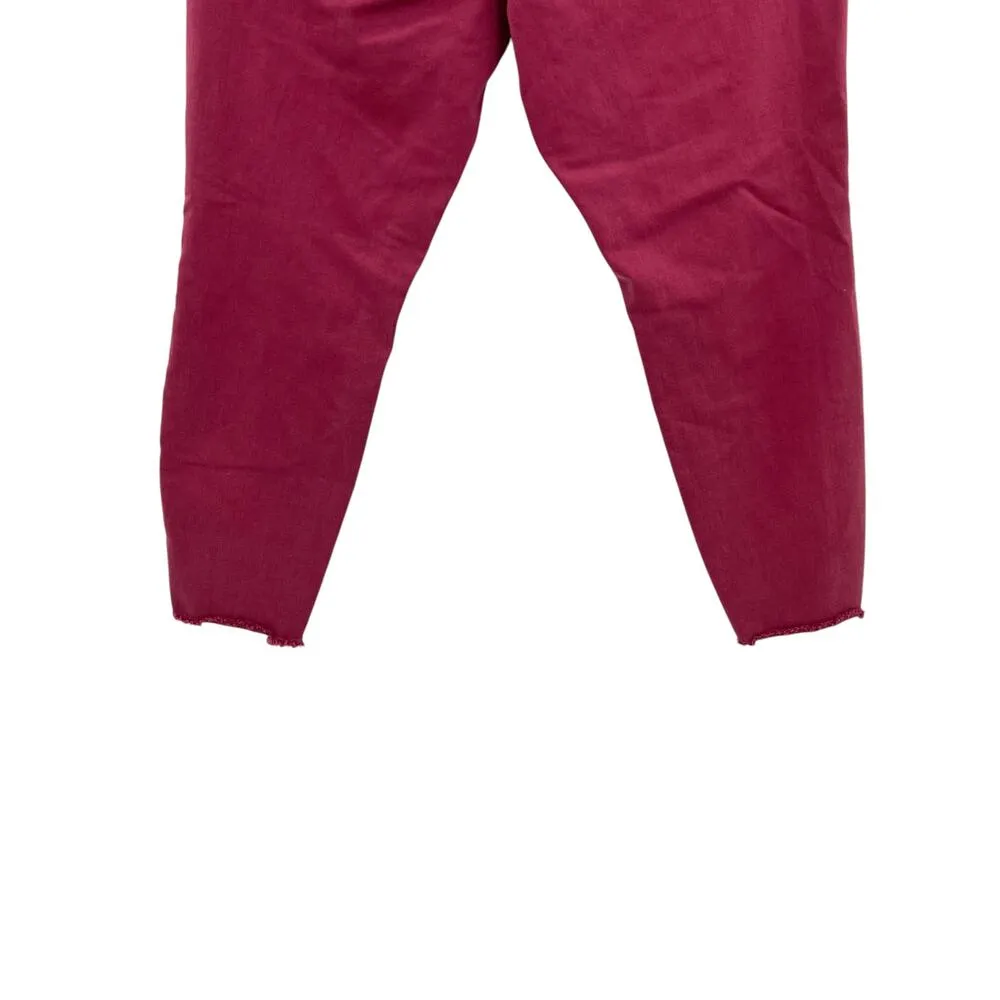 Warp and Weft JFK New York City Skinny Jeans‎ Sangria Red Size 16 x 26 - Image 10