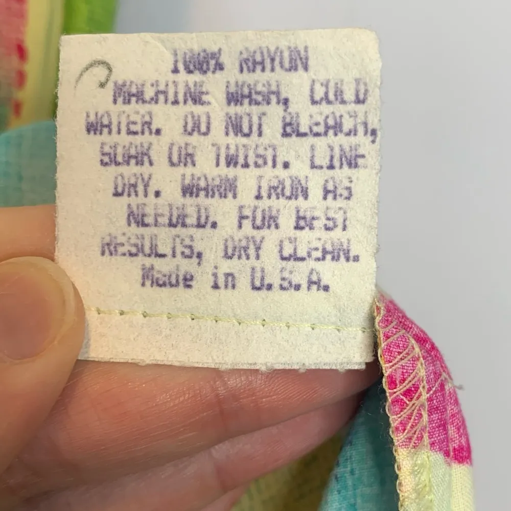 Jams World Vintage 1980s Maxi Dress Dacy Hibiscus Floral Print Tie Back - Image 6