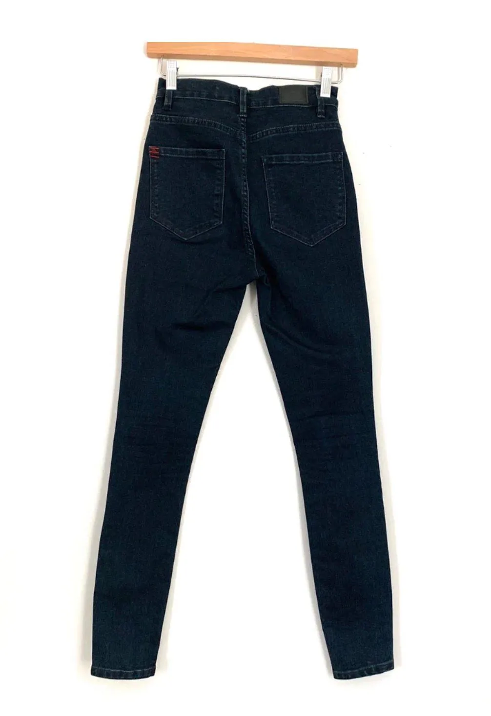 Urban Outfitters DARK WASH SUPER HIGH RISE TWIG ANKLE SKINNY JEANS - Image 2
