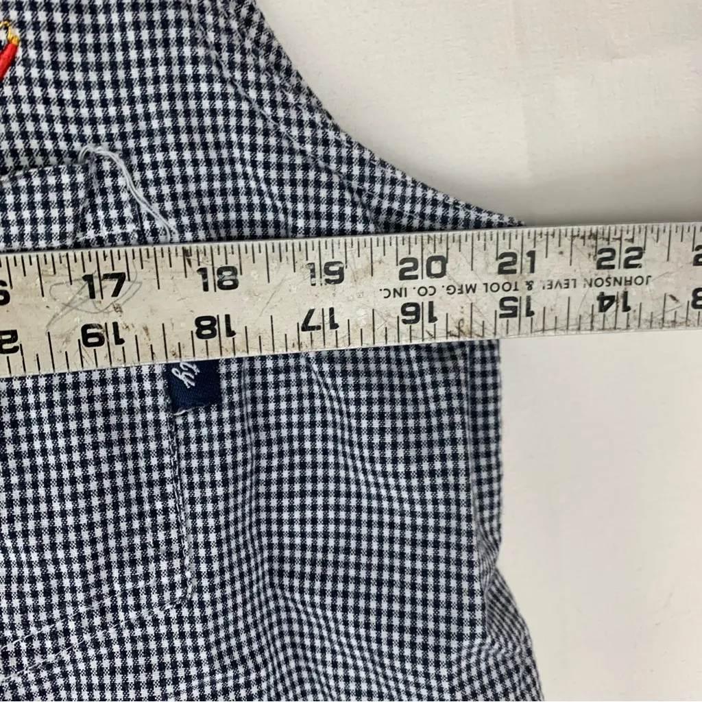 Warner Bros. women's 1x 14 16 Looney Tunes vintage Checkered Shirt Tweety bird Black - Image 9