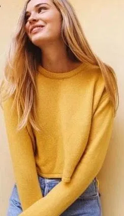 Brandy Melville Yellow  Sweater - Image 2