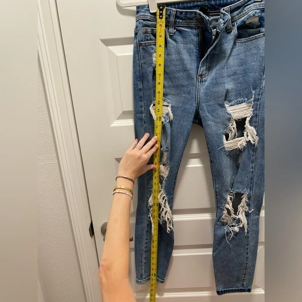 Windsor High Waisted Distressed Denim Jeans 3 - Image 6