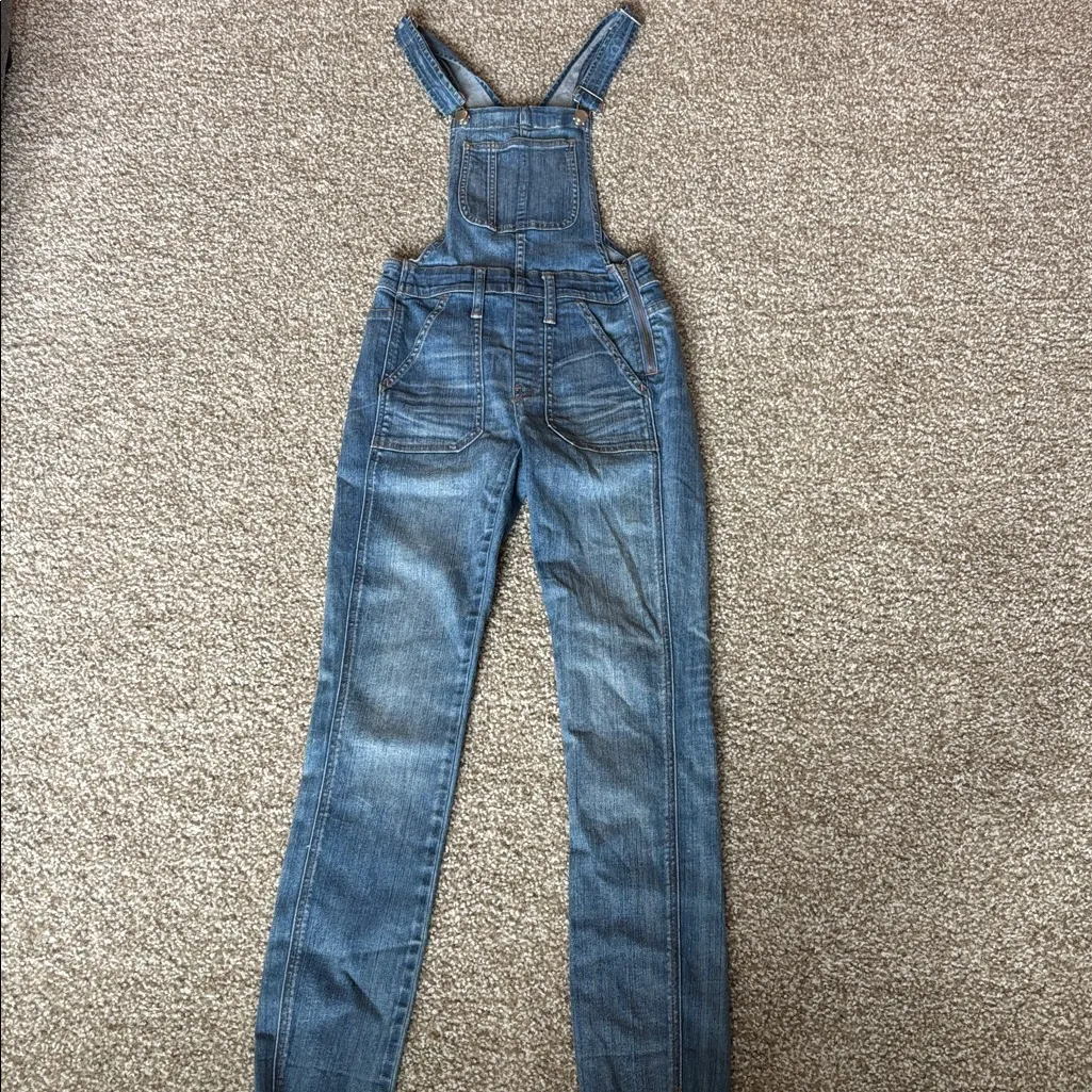Madewell Skinny Overalls in Kemp Wash XXS - Image 2