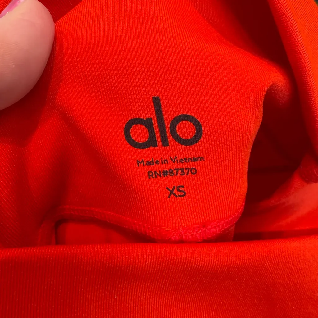 ALO Yoga high waist motto leggings - red - Image 5