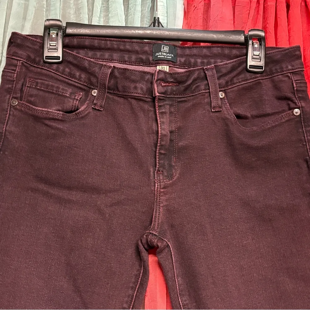 Just Black maroon jeans size 31 - Image 4