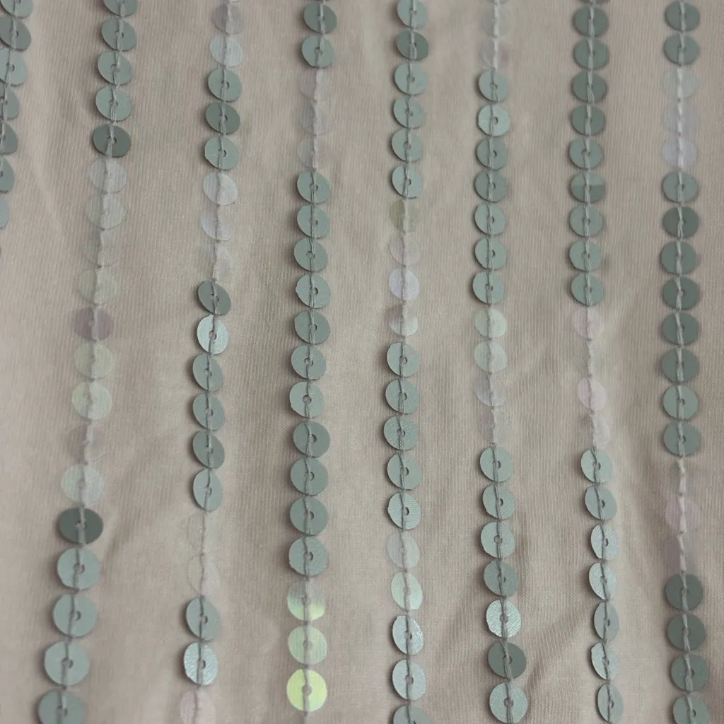 GAP dusty pink Tank Top with iridescent sequence Accents - Image 3