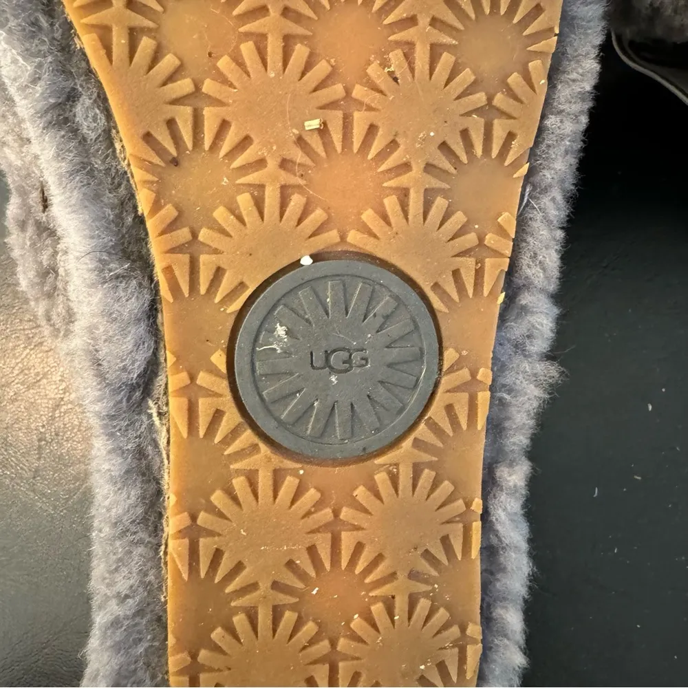 Fluff Yeah Slide Grey Slip on Sandal - Image 12