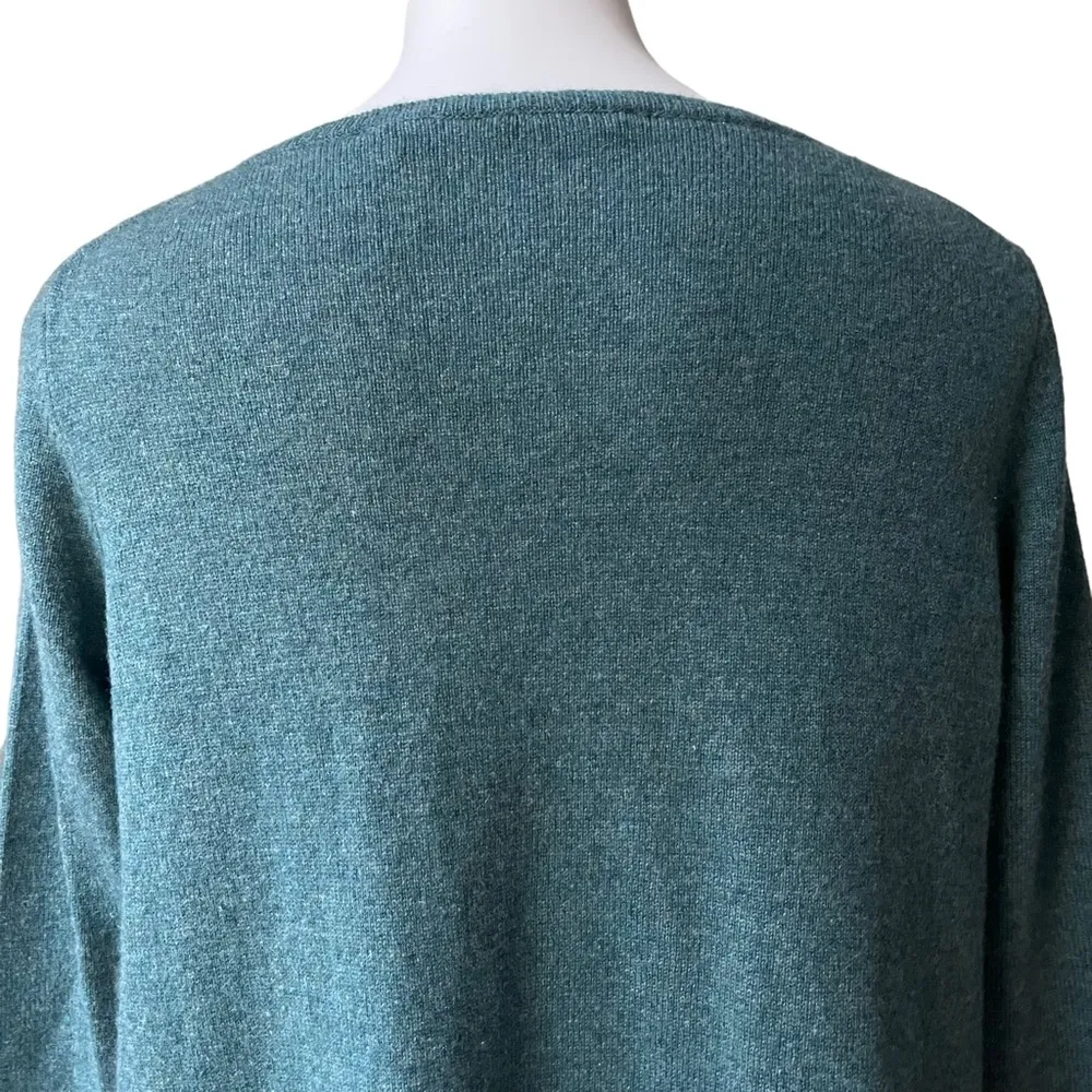 Cullen Cashmere Tunic Sweater with Angled Hem, Sz M Size M - Image 10