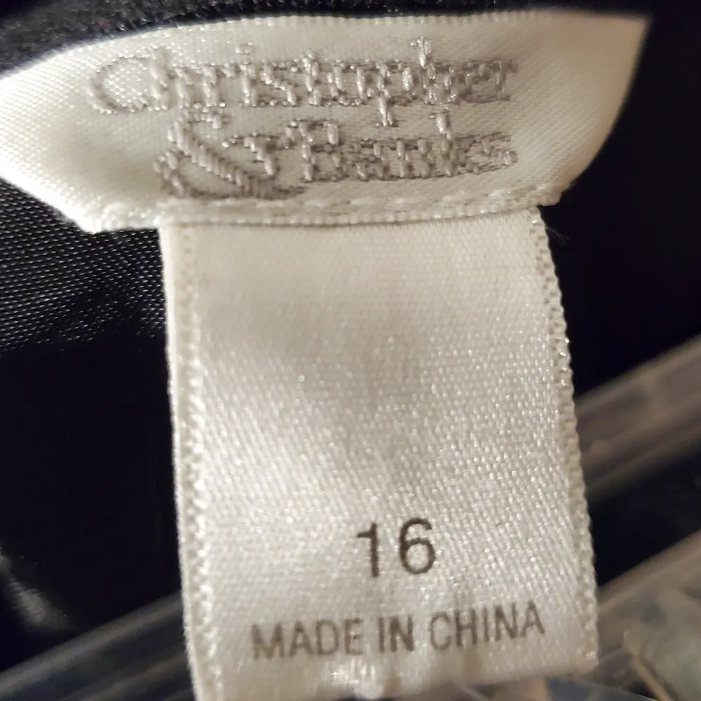 🔥SALE🔥NWT!Christopher &Banks Black White Floral Skirt 16 - Image 2