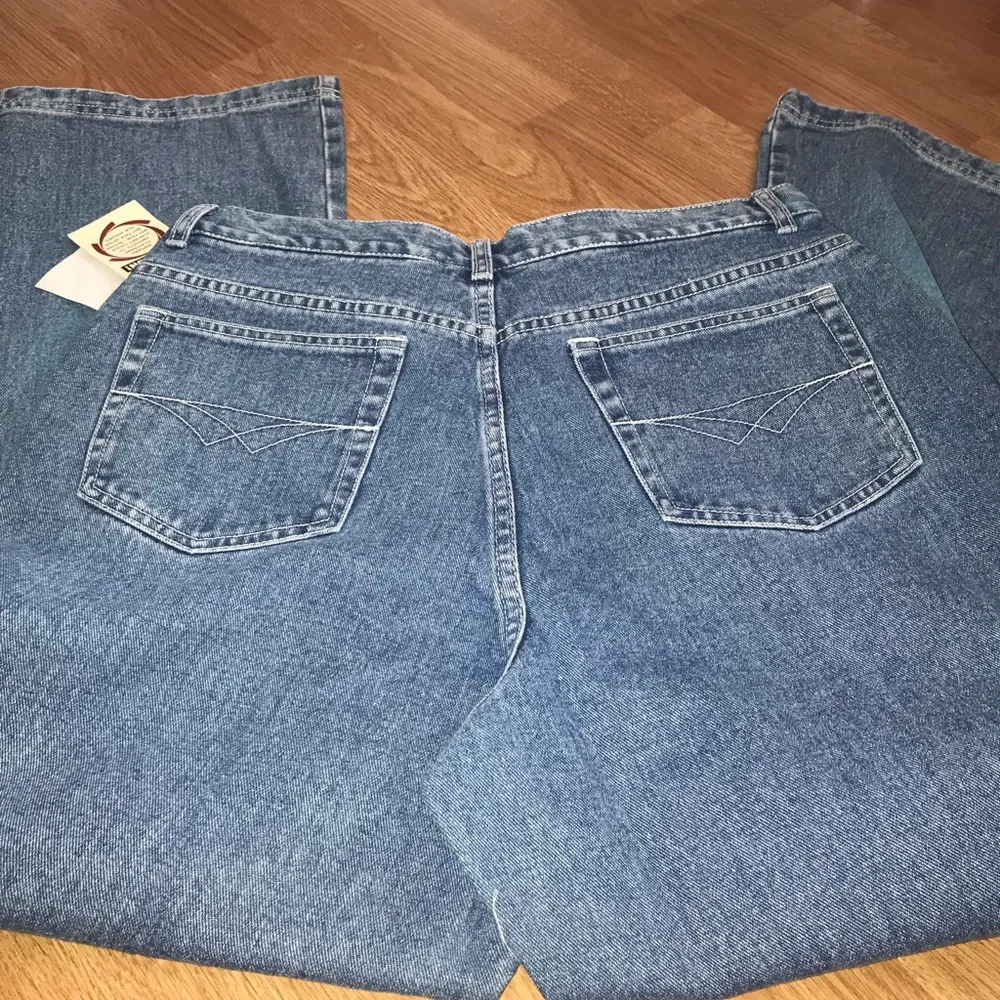 La Blue high waisted denim 10 flared glitter new - Image 4