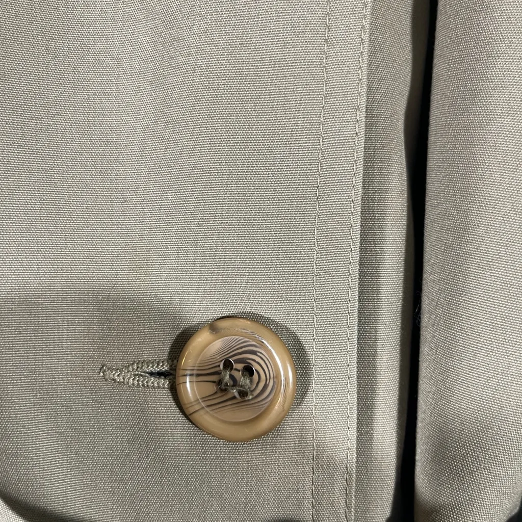 J Gallery Double Breasted Classic Women’s Trench Coat W/Lining Sz 9/10 Tan NEW - Image 7