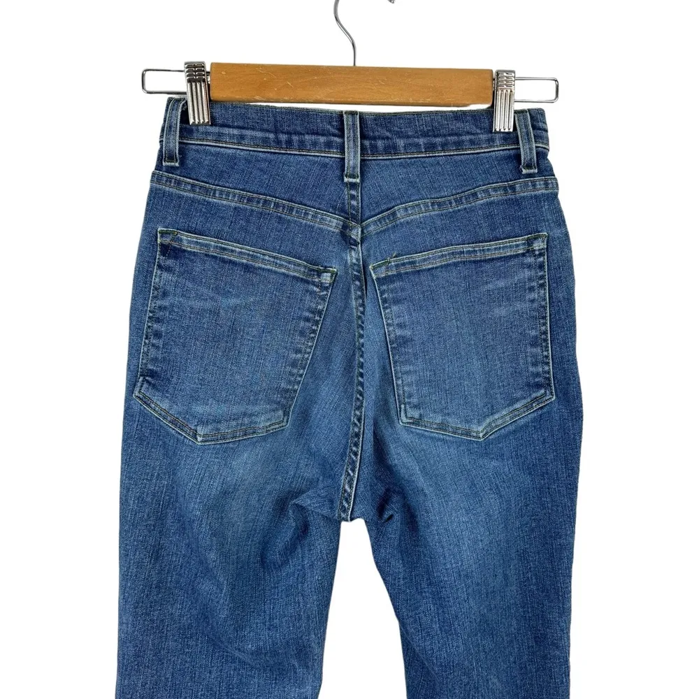 Imogene + Willie Elizabeth Indigo High-rise Skinny Leg Stretch Denim Jeans SZ 25 - Image 7