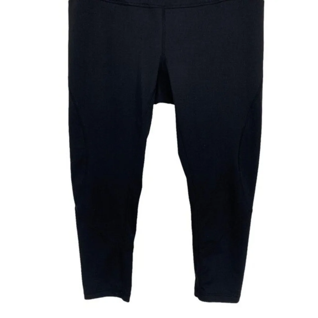 Zella Black Crop‎ Leggings Stretch Activewear Pants Small Athleisure Minimalist - Image 4