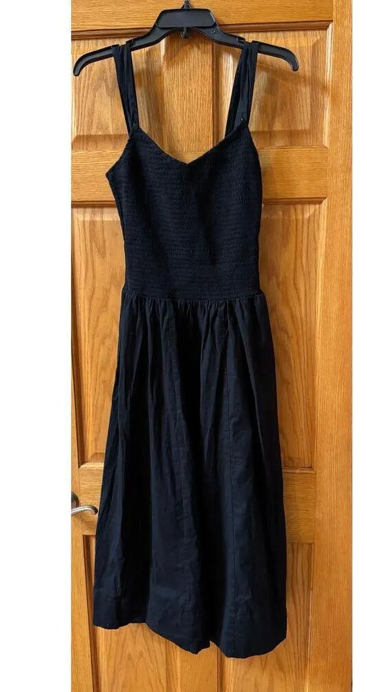 Reformation Sariah Fit & Flare Midi-Dress black size 6 - Image 2