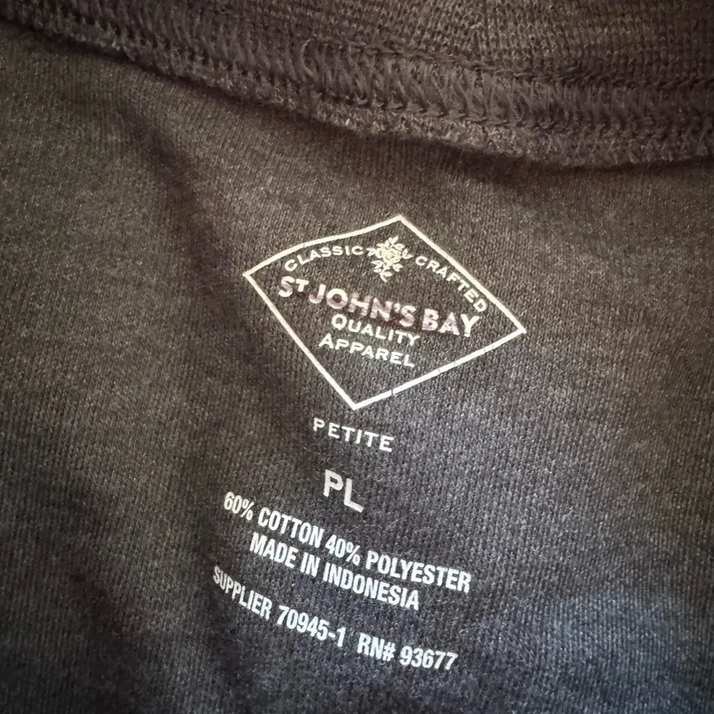 St John’s Bay Grey Turtle Neck Long Sleeve Shirt - Image 2