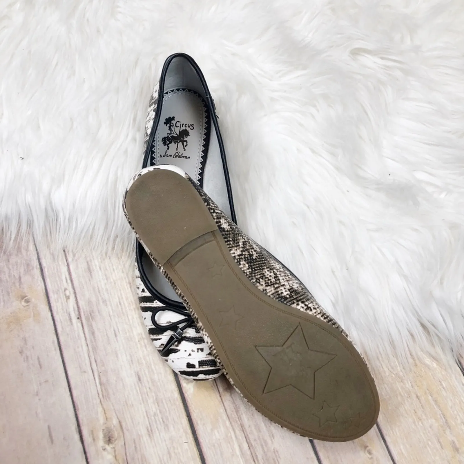 Circus by Sam Edelman Women's Ali Spiked Slip On Ballet Flats Size 6 - Image 3