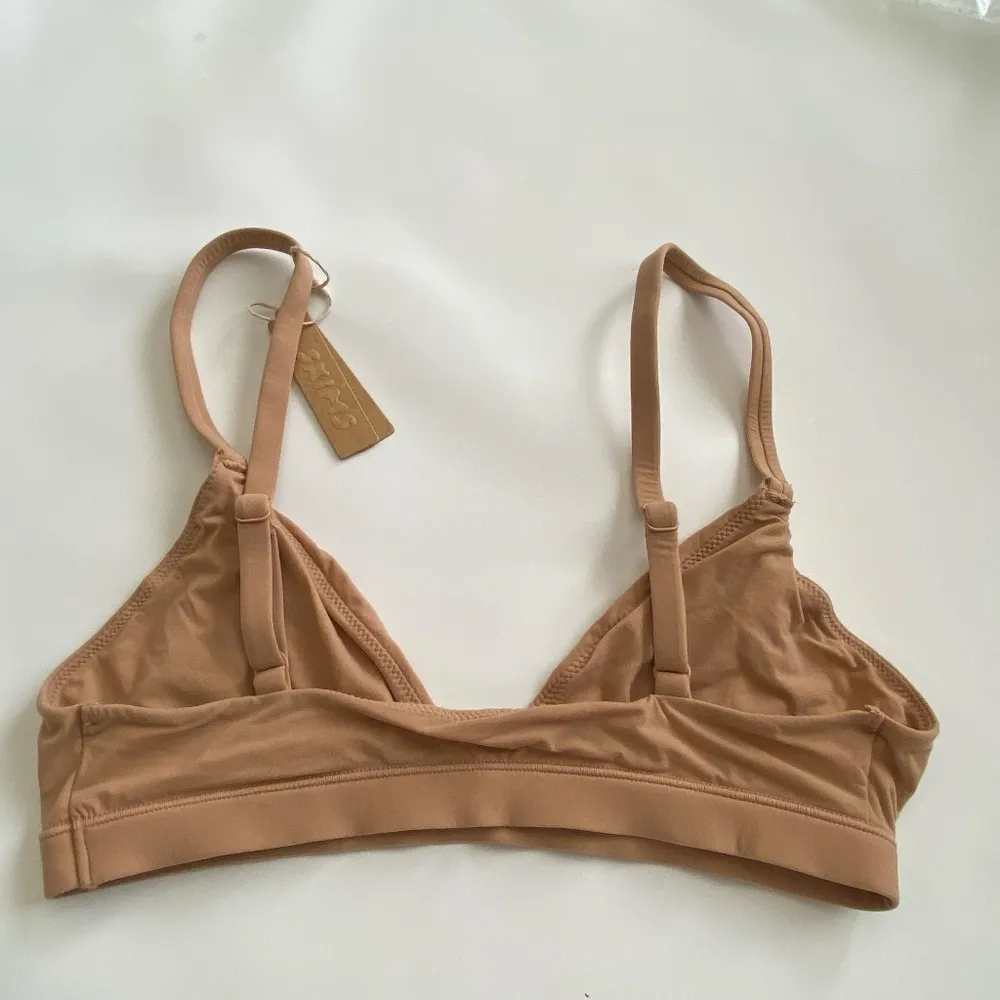 NWT SKIMS Fits Everybody Triangle‎ Bralette Ochre Size S - Image 5