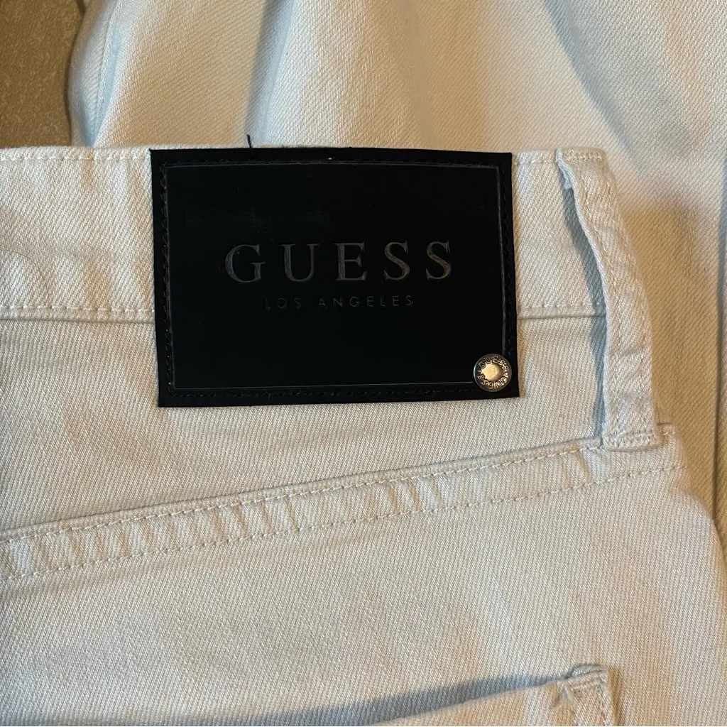 Guess Cream High Rise Jeans - Image 6