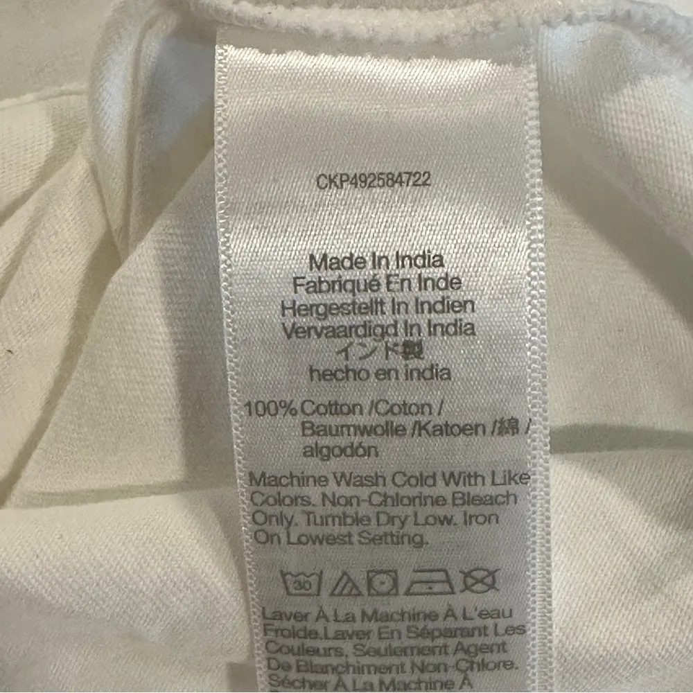 Madewell Top Womens Cotton Perfect Crewneck Tee Short Sleeve White Size S - Image 9