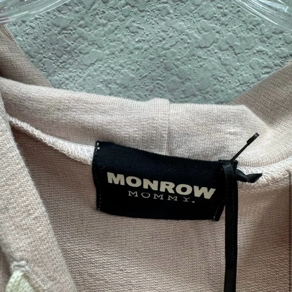 Monrow NWT Mommy Dress Maternity Women's Size
Small blush Pink Lace Up Sweater - Image 5