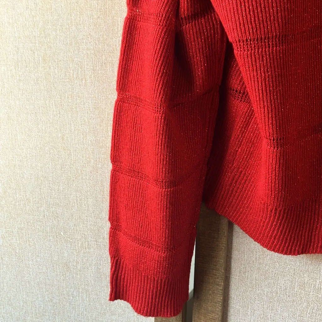 Calvin Klein Vibrant Red shrug large - Image 15