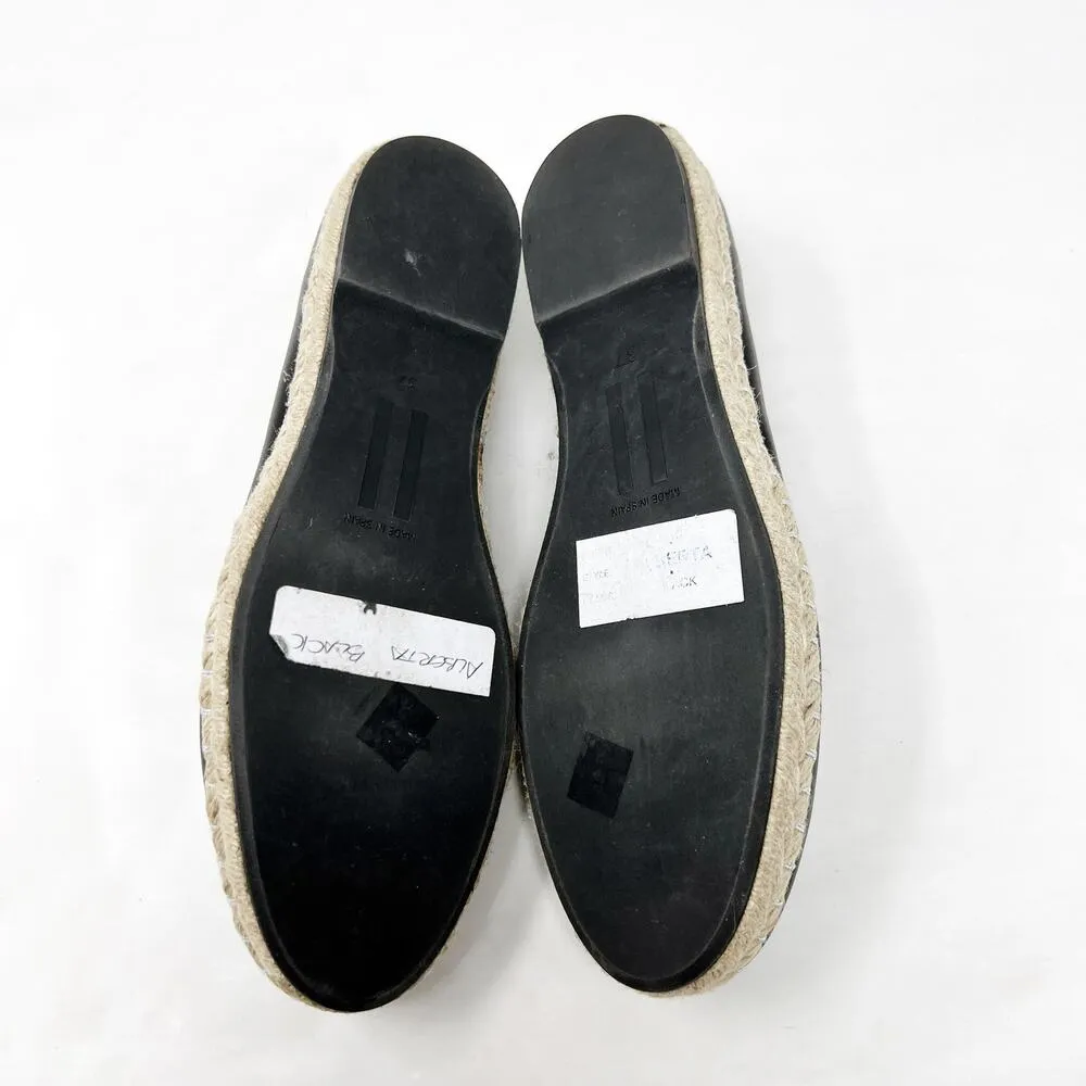 [Miista London] Black Embroidered Stars Espadrille Flats Round Toe Sz 37 US 6.5 - Image 11