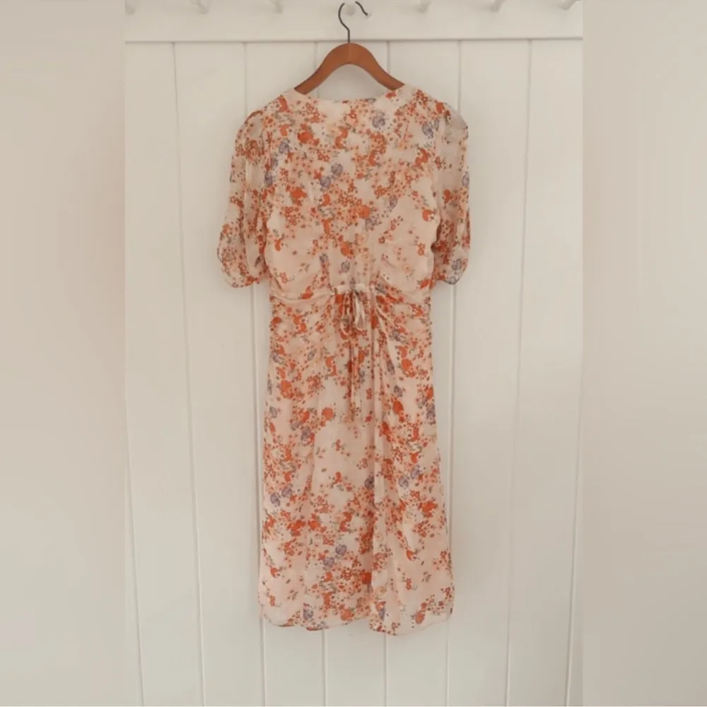 Sundance Sonora Bloom Silk Dress Women
4 Floral Peach Pink Cottagecore Boho - Image 9