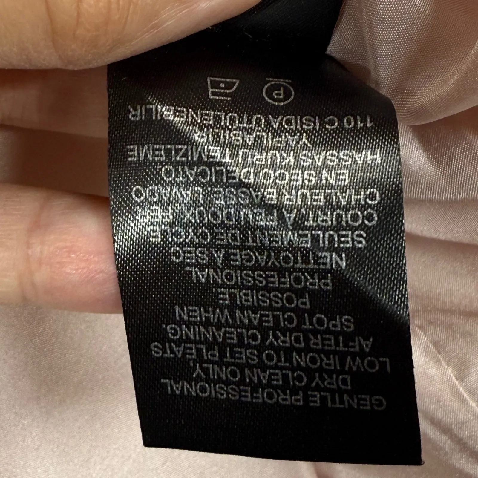 Tibi Silk Maxi Dress Pleated Halter Neck Sleeveless Blush Pink Size 4‎ READ - Image 3